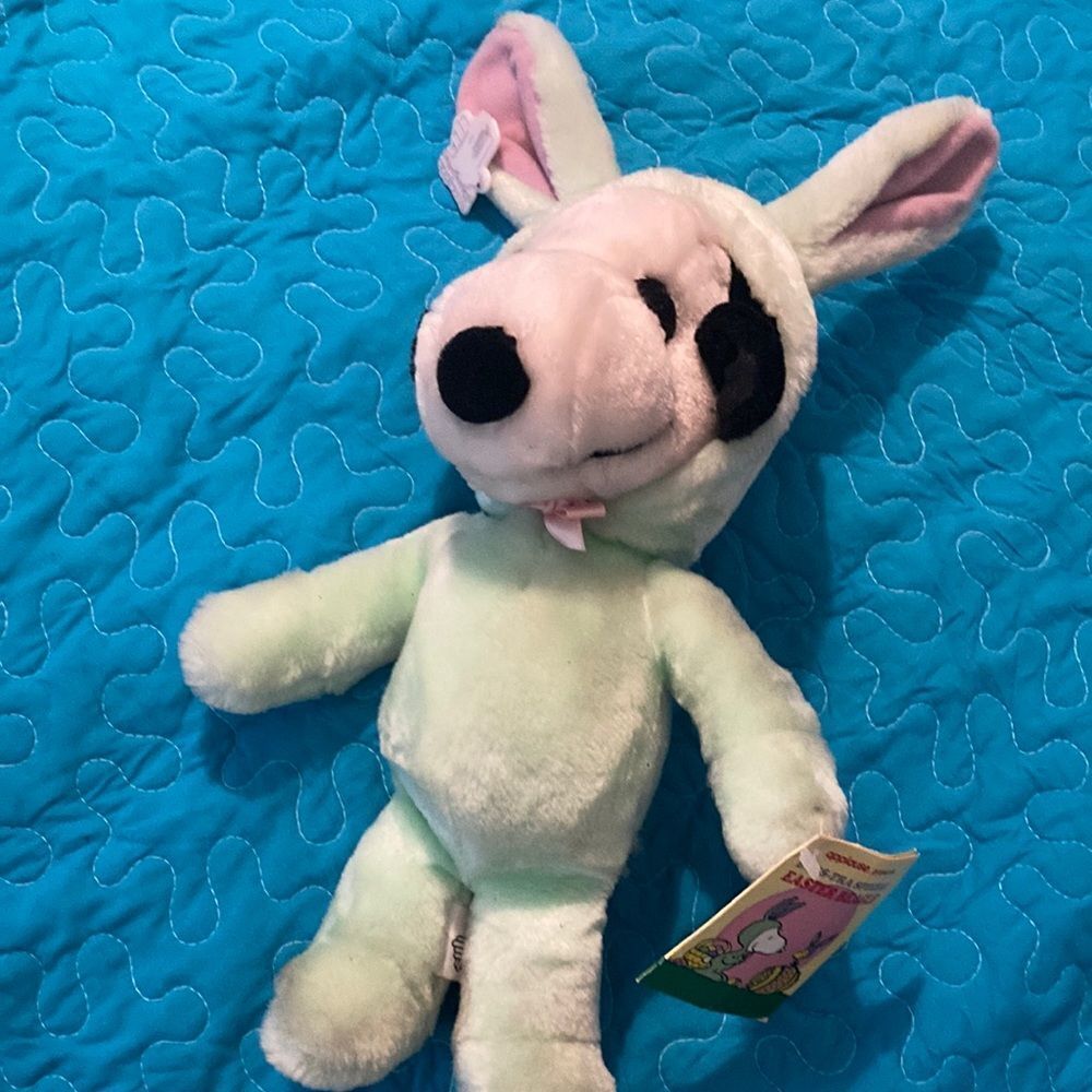 Snoopy Easter Bunny Plush 